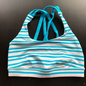Lululemon Energy Sports Bra, striped